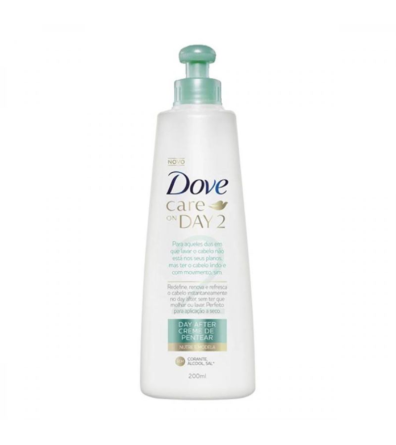 Creme Para Pentear Dove Care On Day 2 Nutre E Modela 200ml Preço Popular