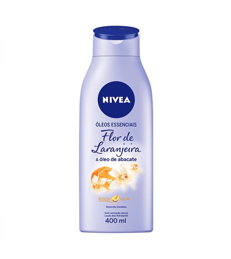 Hidratante Nivea Óleos Essenciais Flor De Laranjeira 400ml