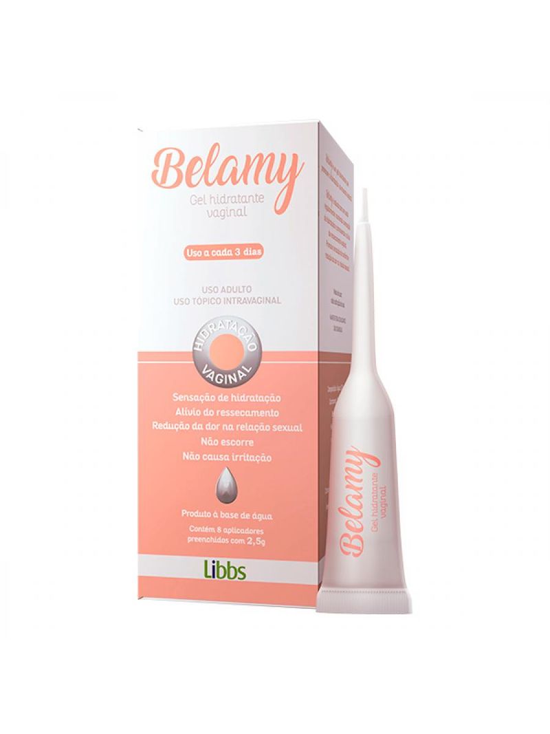 Gel Vaginal Belamy Com 8 Aplicadores 2,5gr