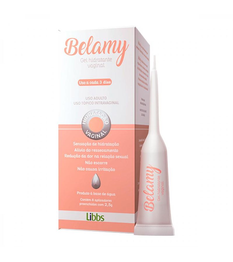 Gel Vaginal Belamy Com 8 Aplicadores 2,5gr