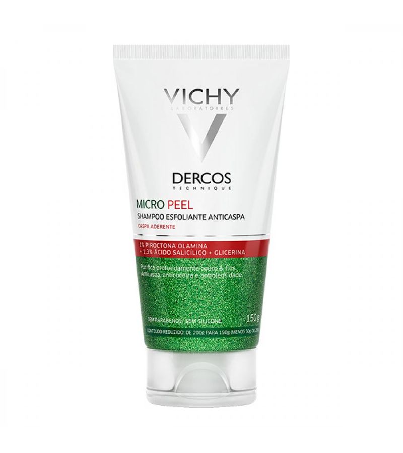 Vichy Dercos Micro Peel Shampoo Esfoliante Anticaspa 150g