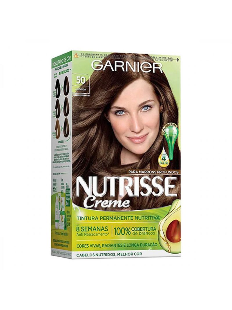 Tintura Nutrisse Creme 50 Amêndoa