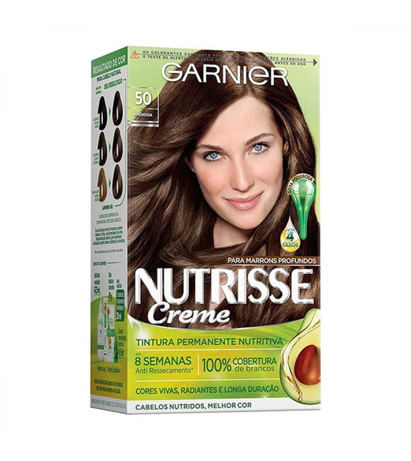 Tintura Nutrisse Creme 50 Amêndoa