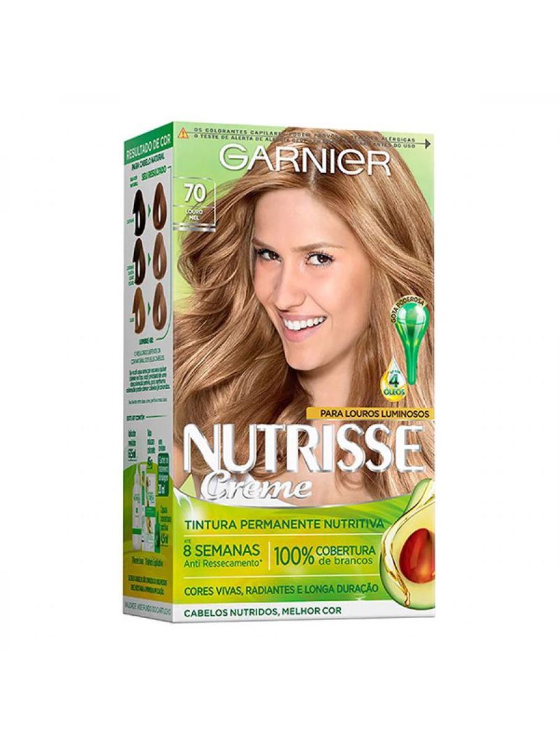 Tintura Nutrisse Creme 70 Louro Mel