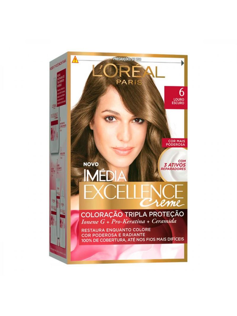 Tintura Imédia Excellence 6 Louro Escuro