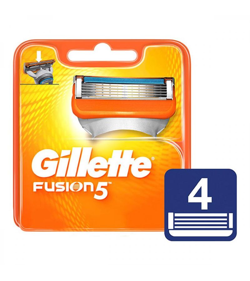 Lâmina Gillette Fusion 5 Com 4 Unidades