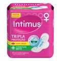 Absorvente Intimus Tripla Protecao Com Abas Seca 8 Unidades