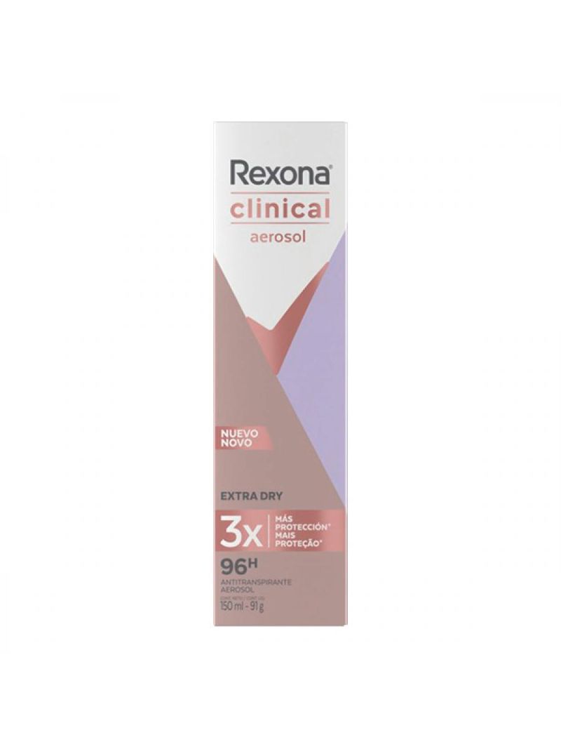 Desodorante Feminino Rexona Clinical Extra Dry 150ml