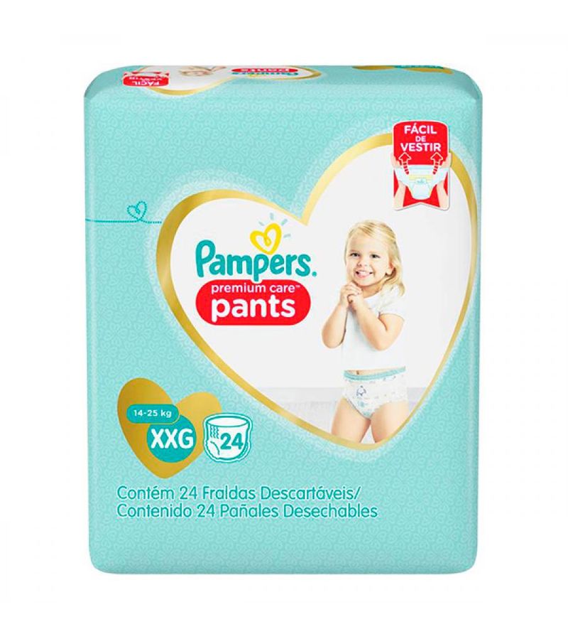 Fralda Pampers Pants Premium Care Xxg Mega Com 24 Unidades