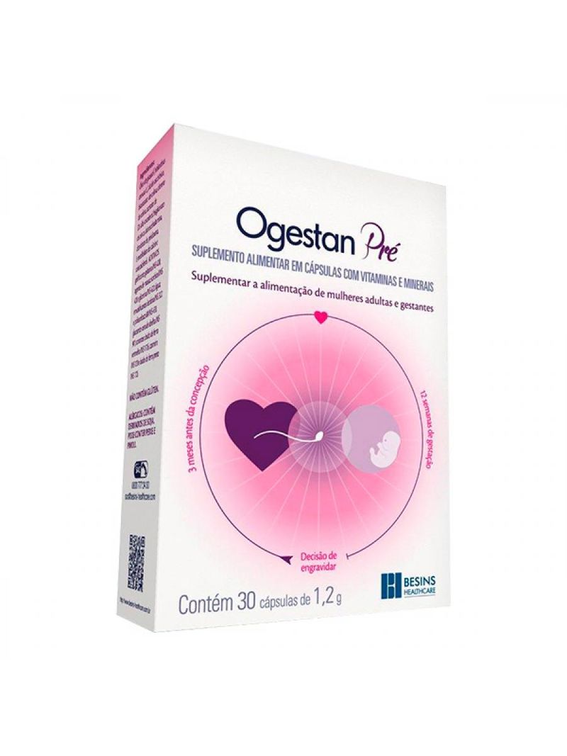 Ogestan Pre Com 30 Cápsulas