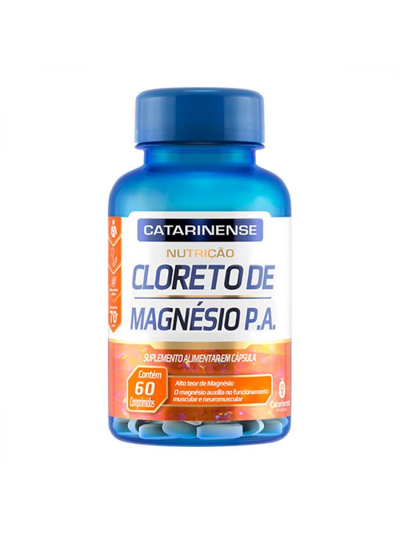 Cloreto De Magnésio Catarinense P.a. Com 60 Comprimidos
