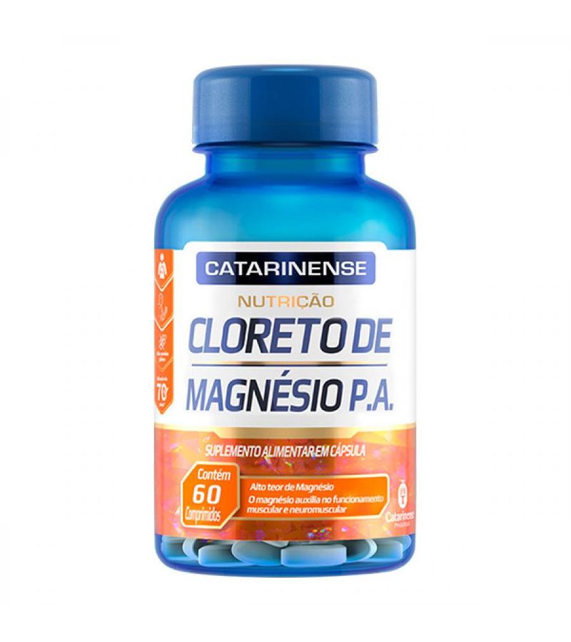 Cloreto De Magnésio Catarinense P.a. Com 60 Comprimidos