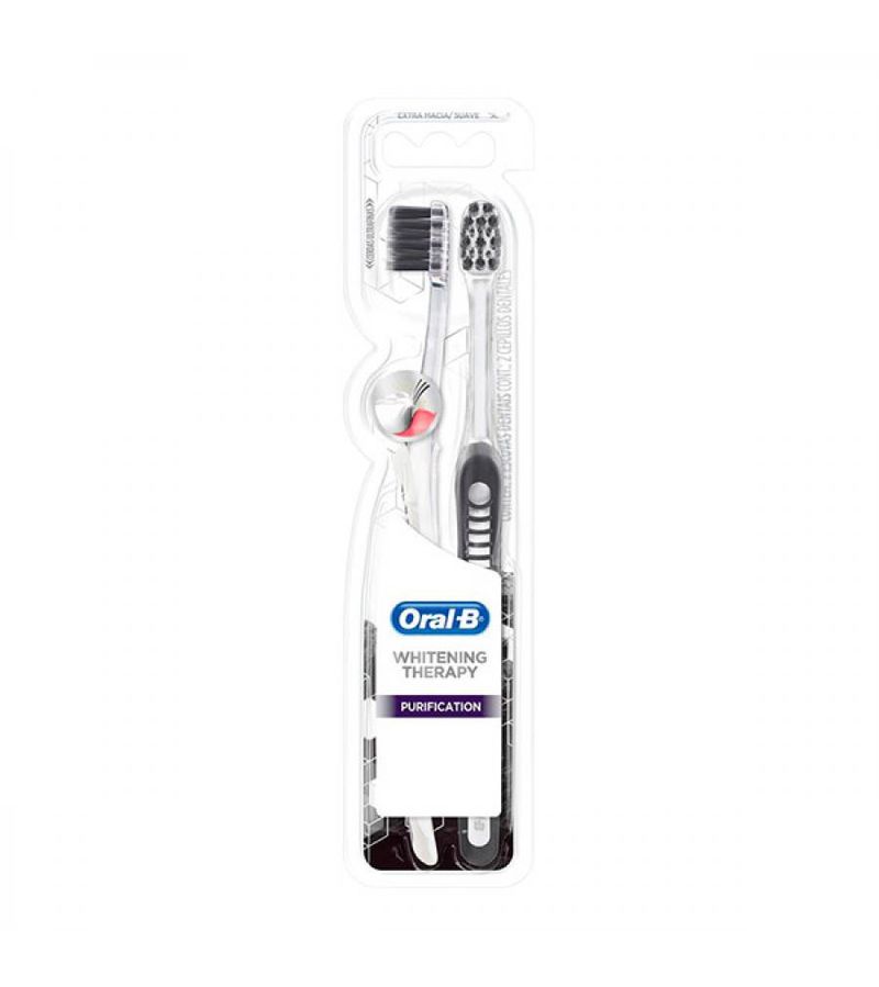 Escova Dental Oral-b Whitening Therapy Purification Com 2 Unidades