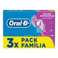 Creme Dental Oral-b Escudo Antiacucar 3 Unidades De 70g