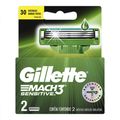 Lamina Gillette Mach 3 Sensitive Com 2 Unidades