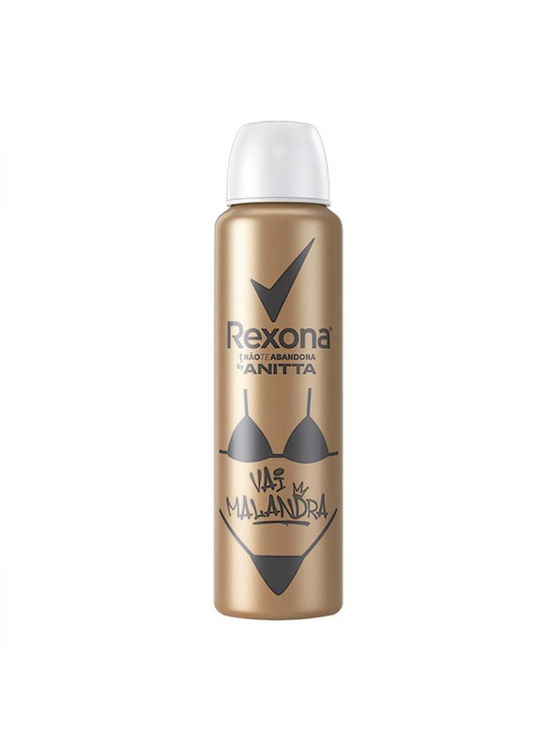 Desodorante Rexona Feminino Aerossol Anitta Vai Malandra 150ml