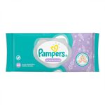 Toalha Umedecida Pampers Aroma De Lavanda Com 48 Unidades