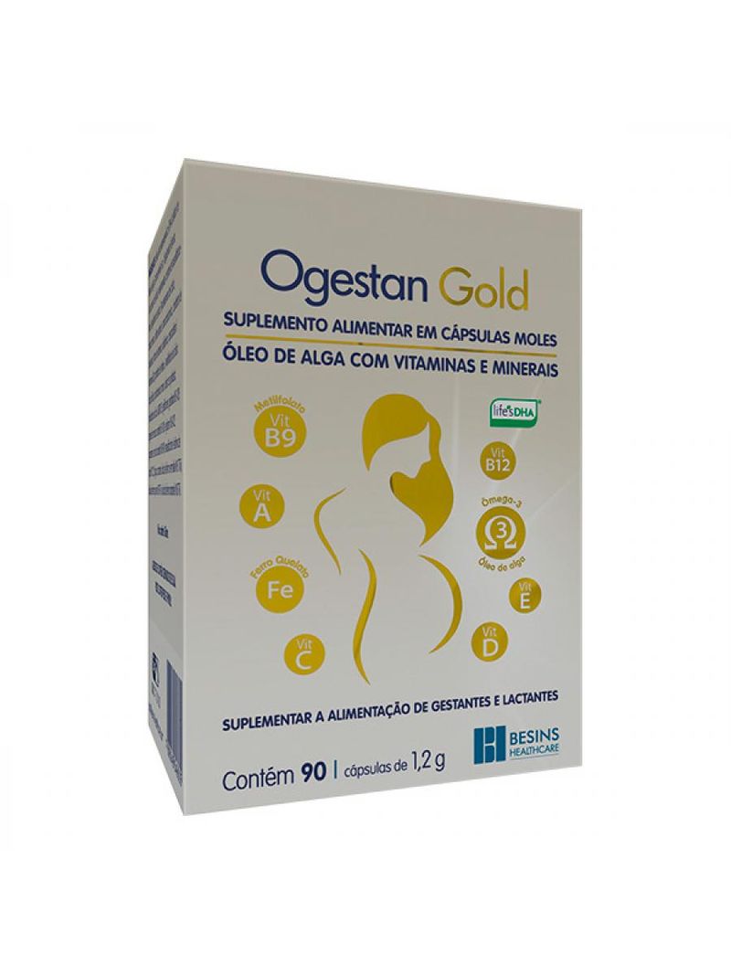 Ogestan Gold Com 90 Cápsulas