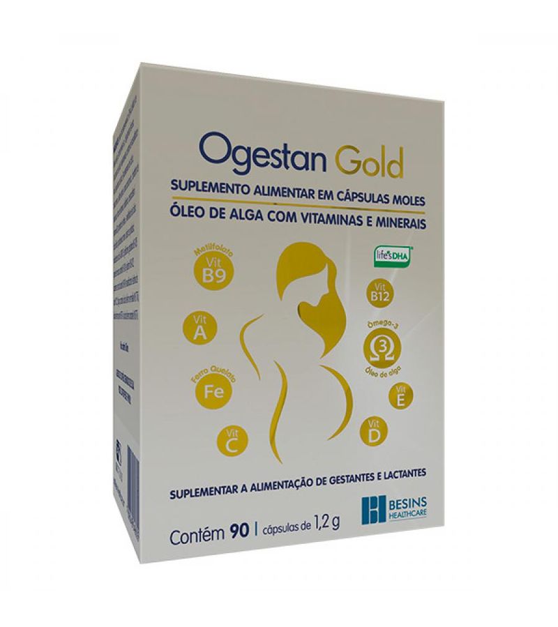 Ogestan Gold Com 90 Cápsulas