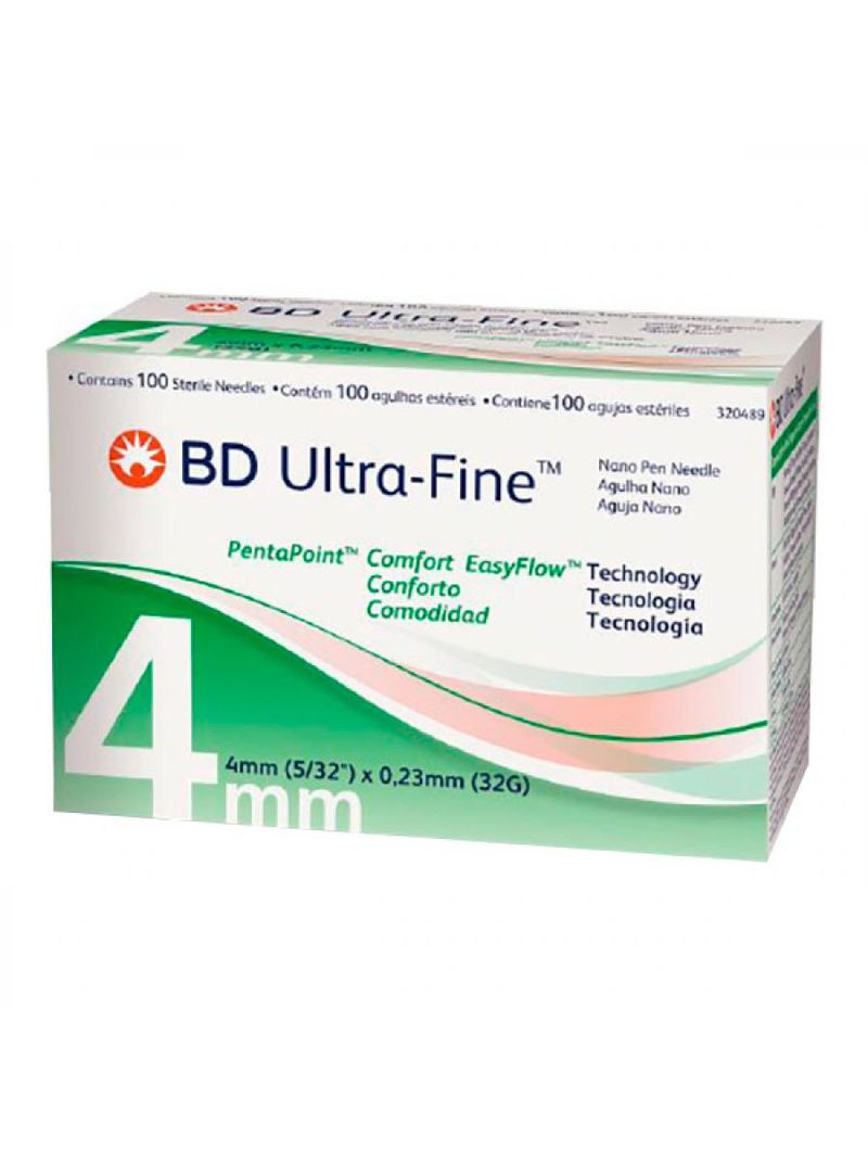 Agulha Para Caneta Db Ultra-fine 4x0,23mm Com 100