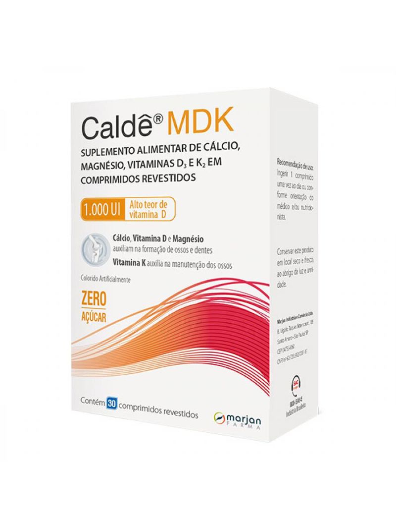 Caldê 1000ui Mdk Com 30 Comprimidos Revestidos