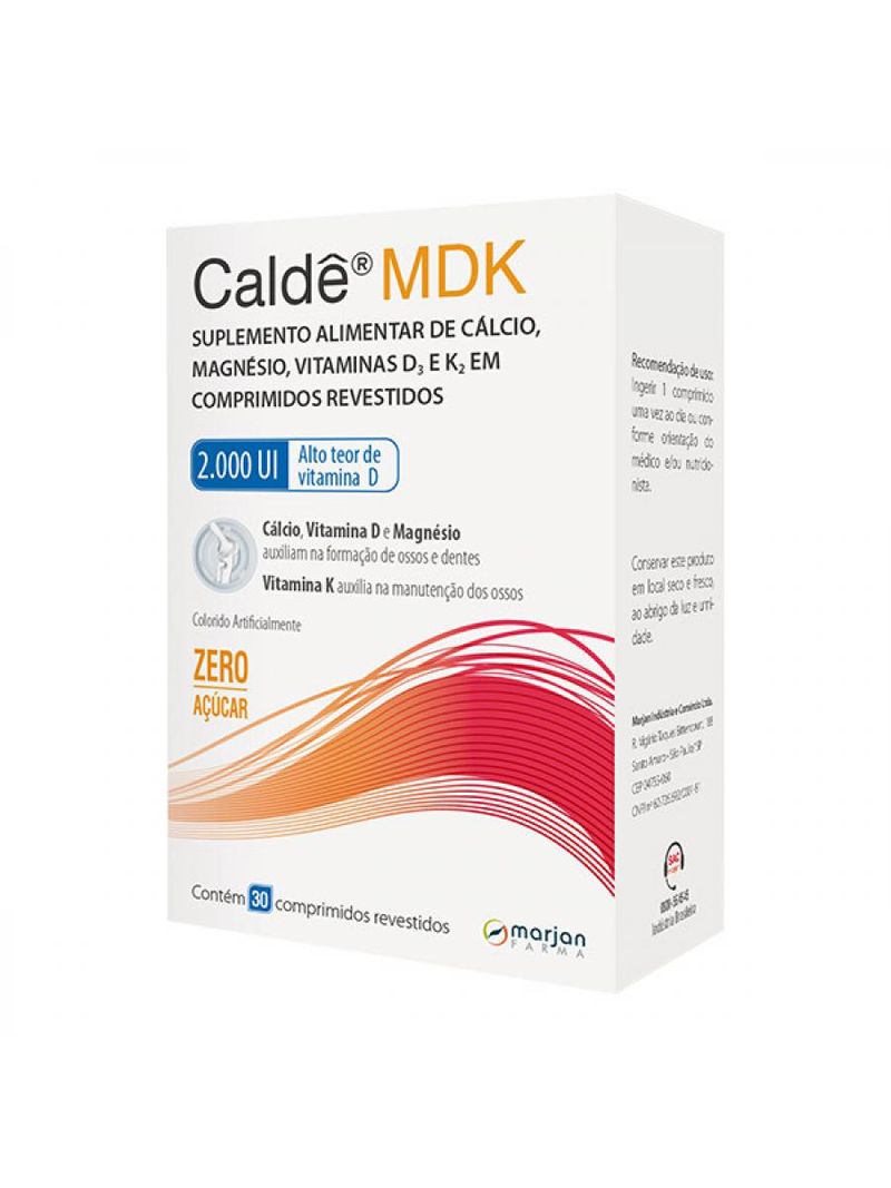 Caldê Mdk 2000ui Com 30 Comprimidos Revestidos
