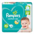 Fralda Pampers Confort Sec Xg Mega Com 34 Unidades