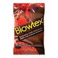 Preservativo Blowtex Morango Com Chocolate 3 Unidades