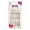 Unhas Posticas Kiss New York Natural Longo Quadrado 28 Unidades