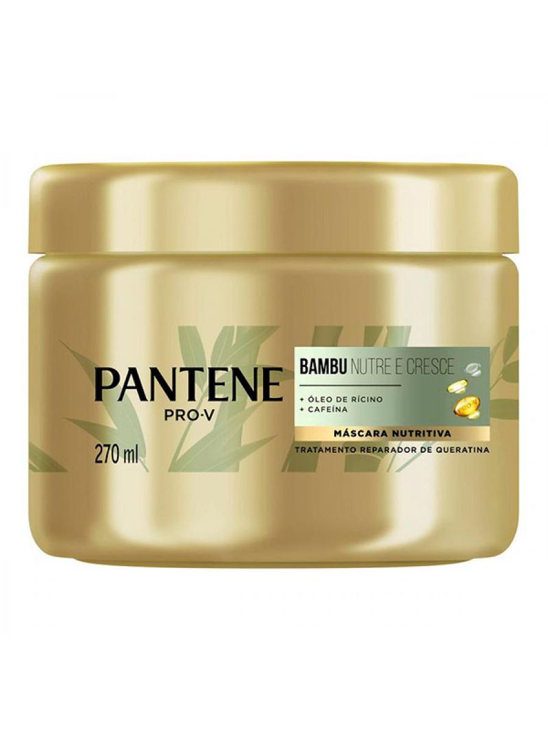 Máscara Para Tratamento Pantene Bambu 270ml