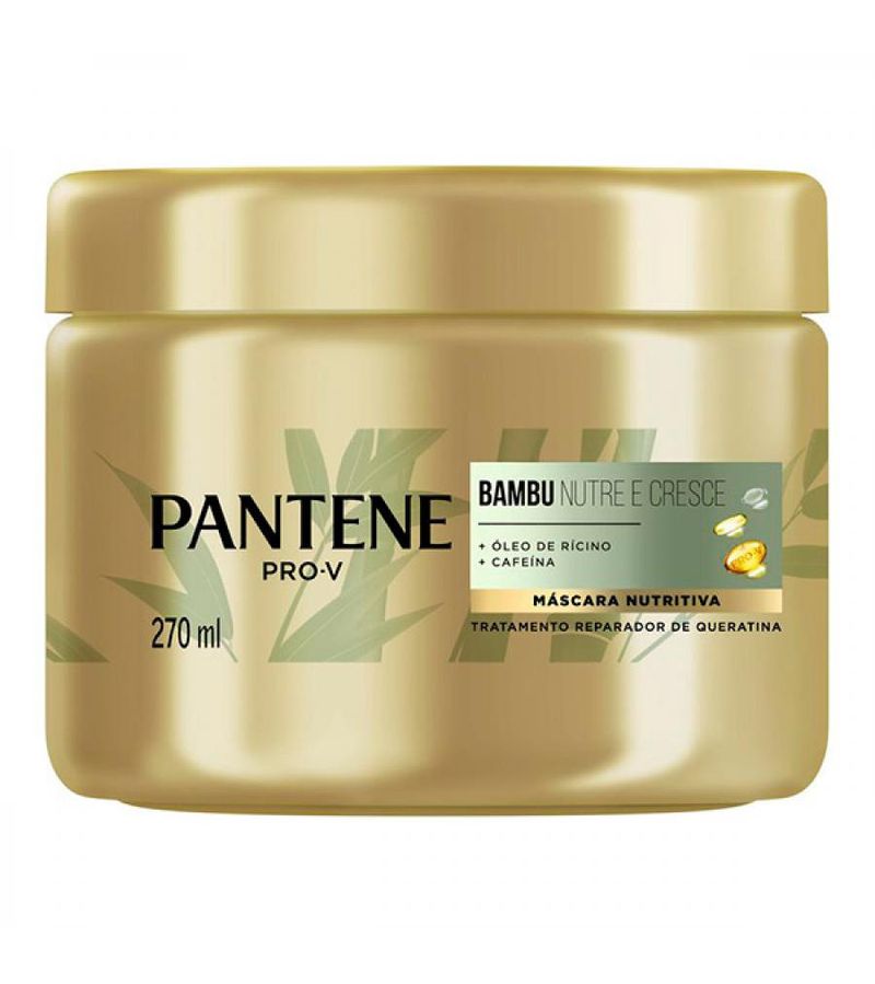 Máscara Para Tratamento Pantene Bambu 270ml