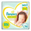 Fralda Pampers Premium Care Rn Com 36 Unidades