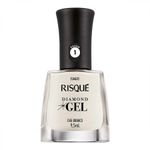 Esmalte Risqué Diamond Gel Chá Branco 9,5ml