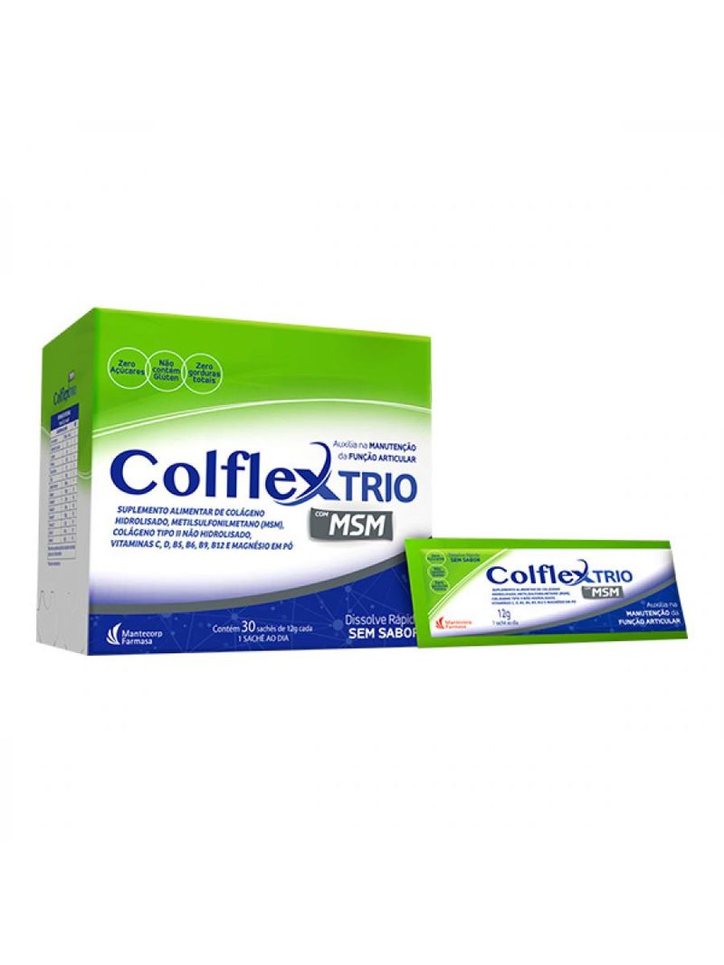 Colflex Trio Com 30 Sachês De 12g