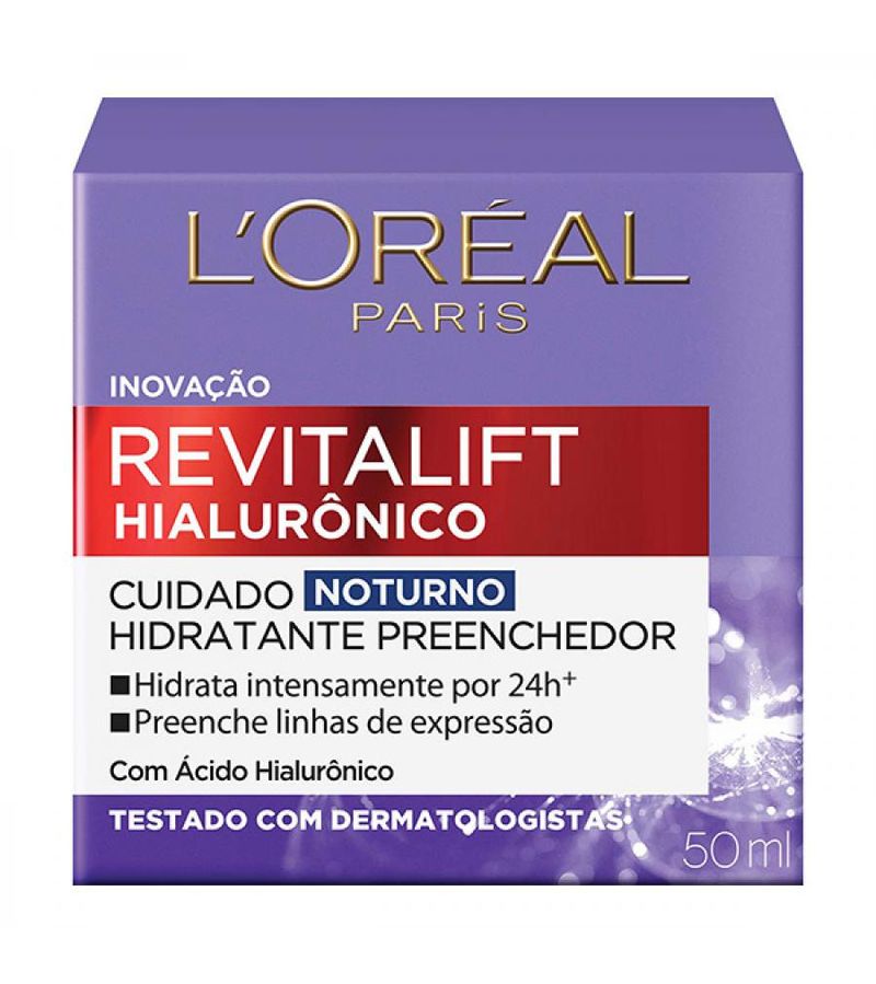 Loréal Revitalift Hialurônico Noturno 50ml