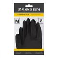 Luva Marco Boni Latex Black Profissional Tamanho M 2 Unidades