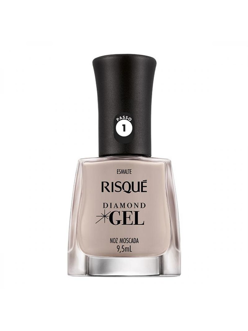 Esmalte Risqué Diamond Gel Noz Moscada 9,5ml