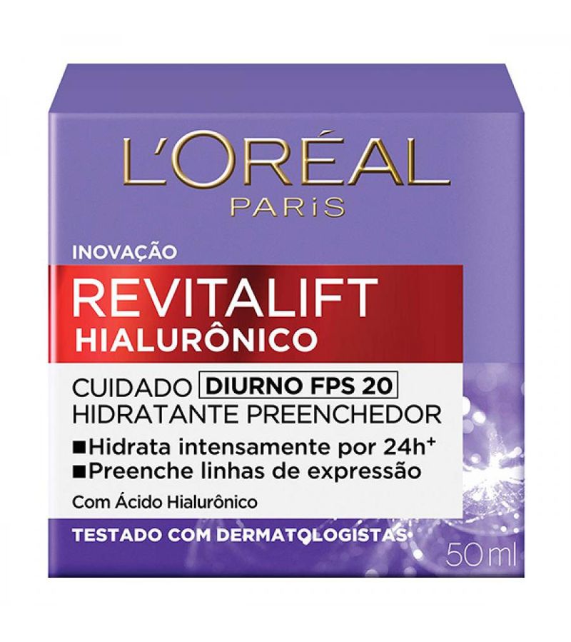 Loréal Revitalift Hialurônico Diurno Fps20 50ml