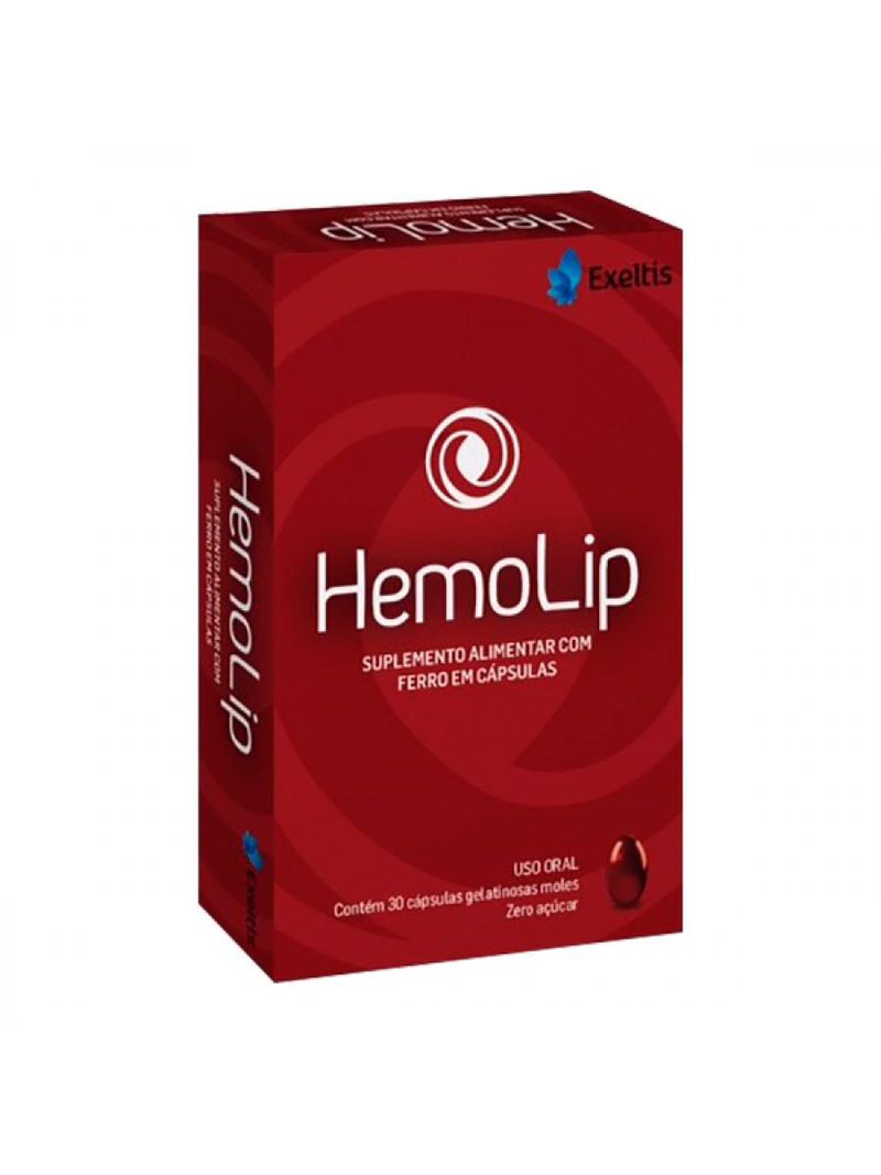 Hemolip 30mg Com 30 Cápsulas