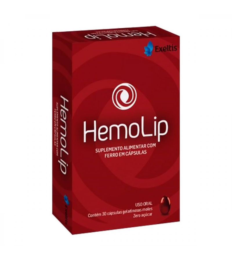 Hemolip 30mg Com 30 Cápsulas