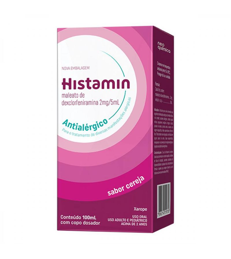 Histamin 2mg/5ml Xarope 100ml