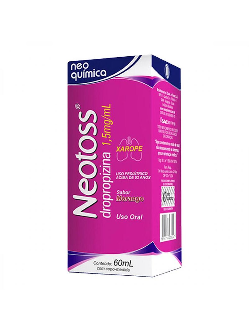 Neotoss Pediátrico Xarope 60ml