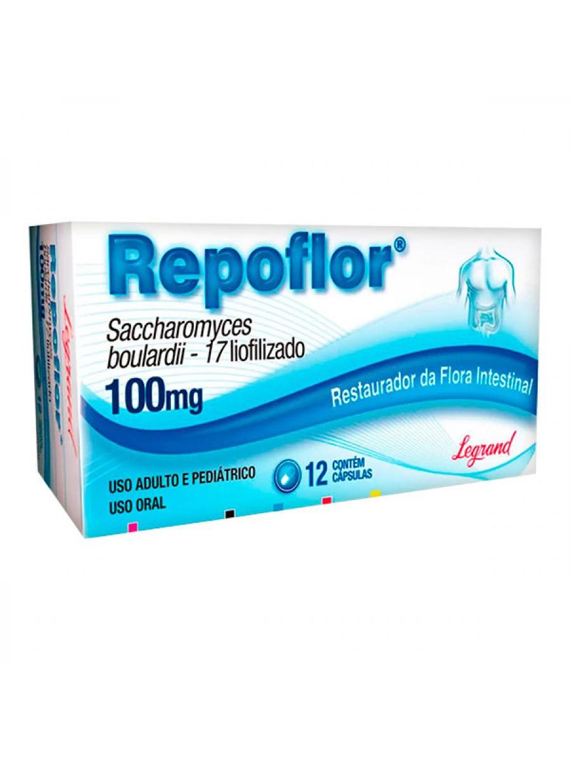 Repoflor 100mg Com 12 Cápsulas