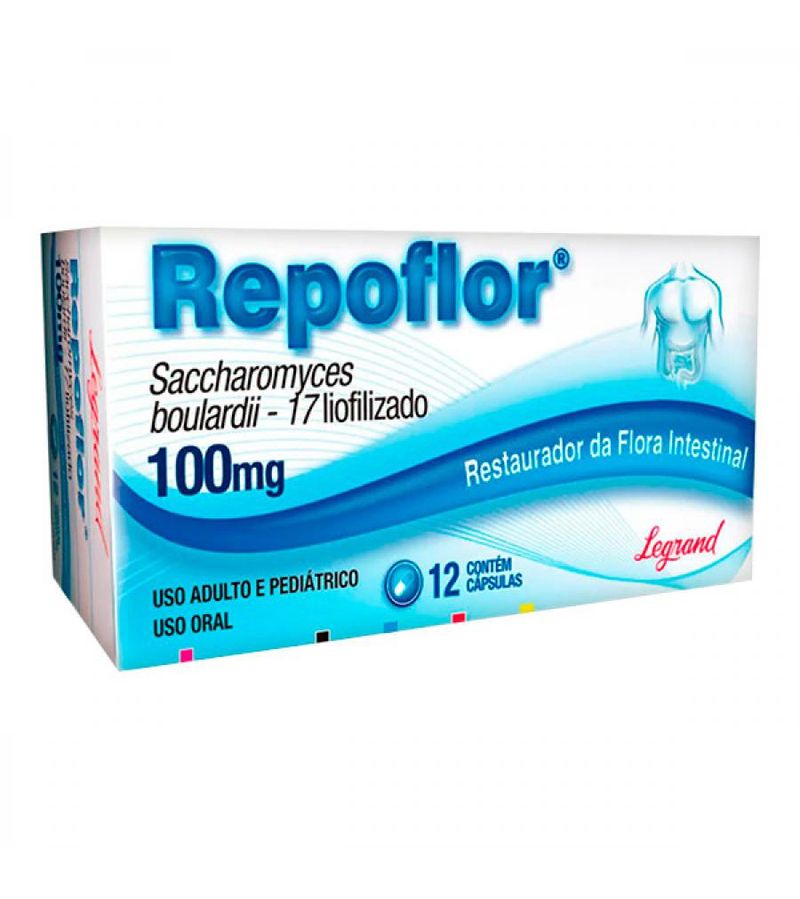 Repoflor 100mg Com 12 Cápsulas