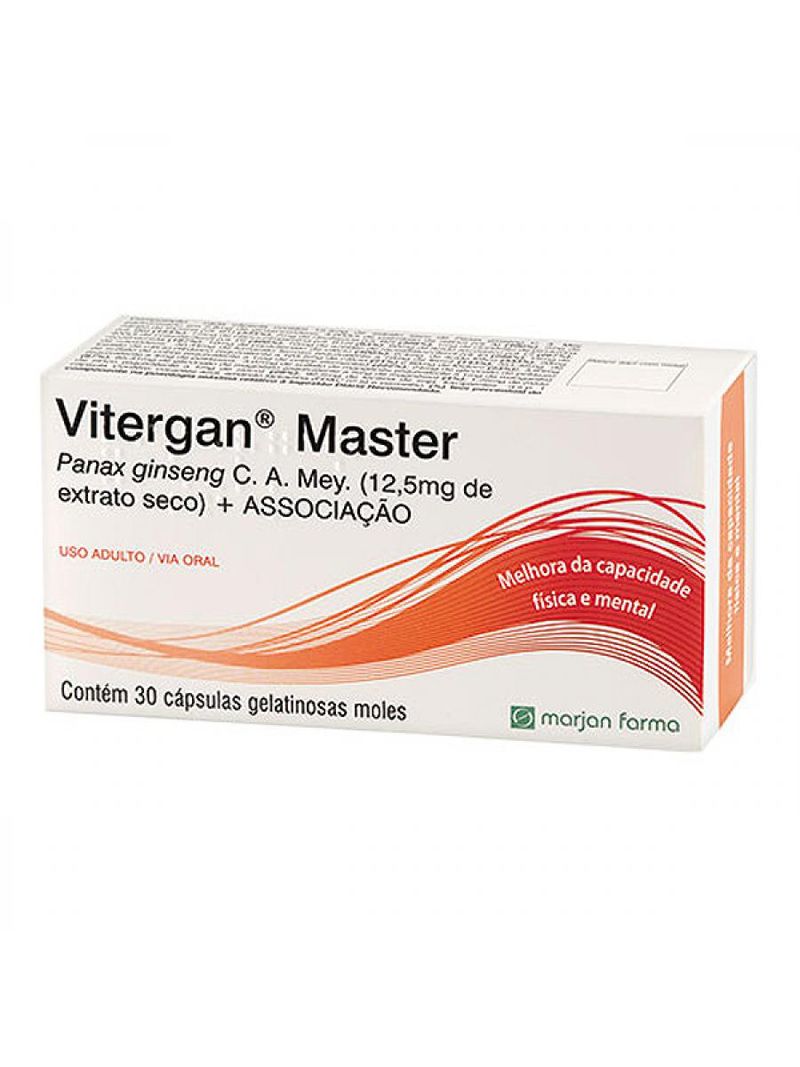 Vitergan Master Com 30 Cápsulas