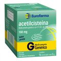 Acetilcisteina Eurofarma 100mg Com 16 Envelopes