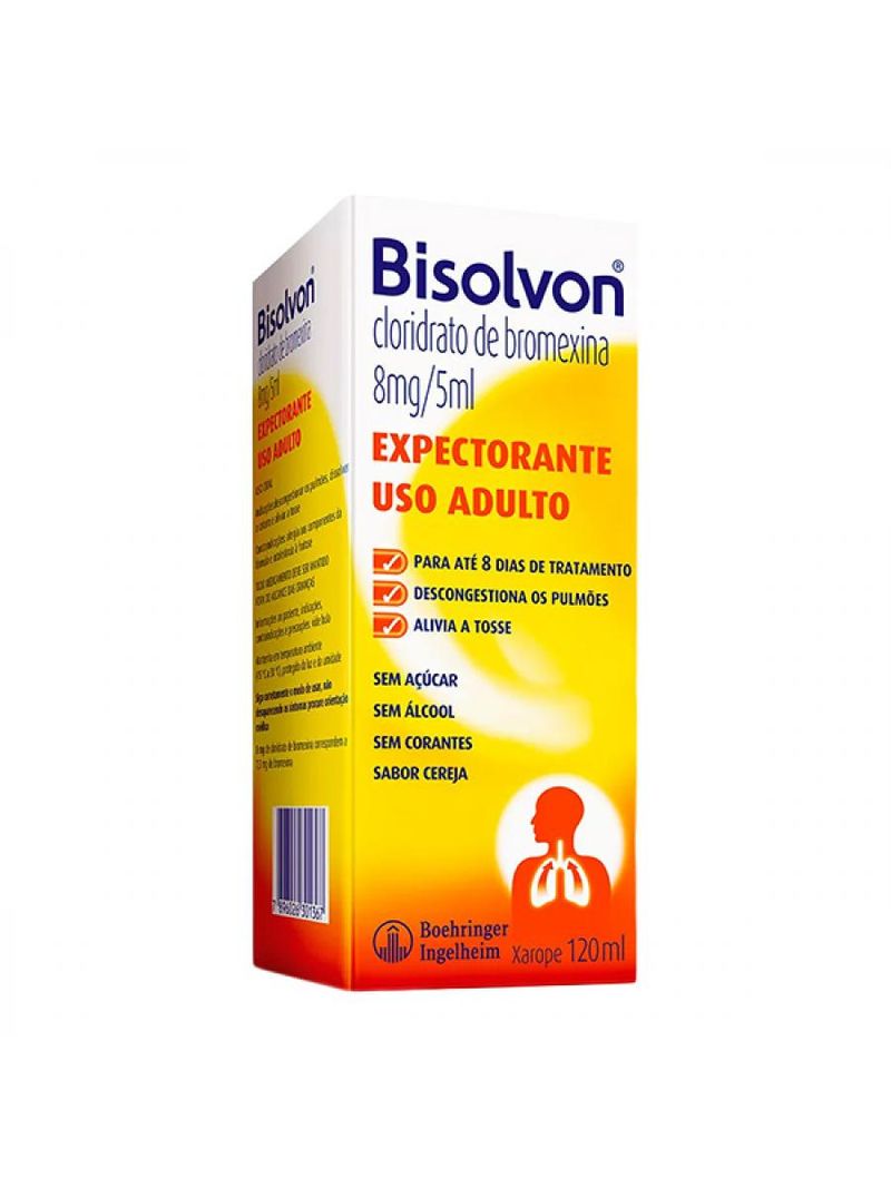 Bisolvon Expectorante Adulto Xarope 120ml