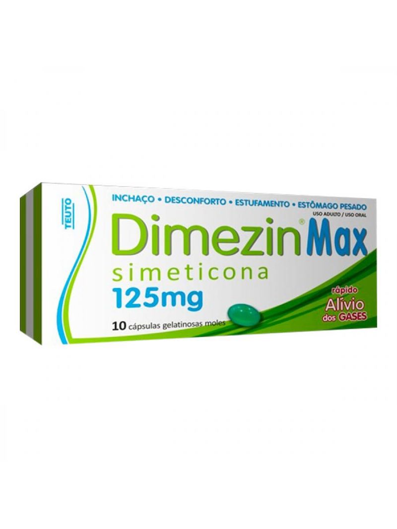 Dimezin Max 125mg Com 10 Cápsulas