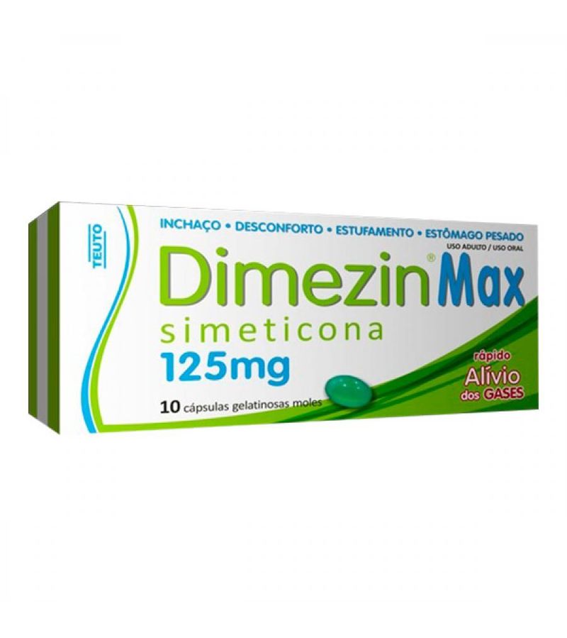 Dimezin Max 125mg Com 10 Cápsulas