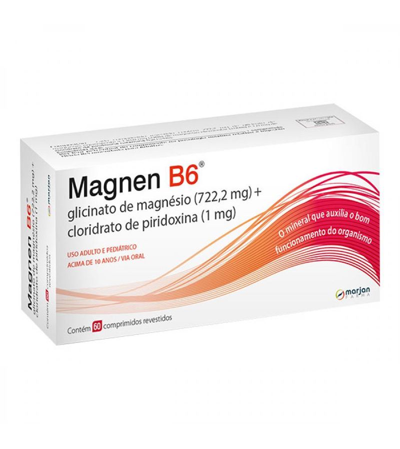 Magnen B6 Com 60 Comprimidos